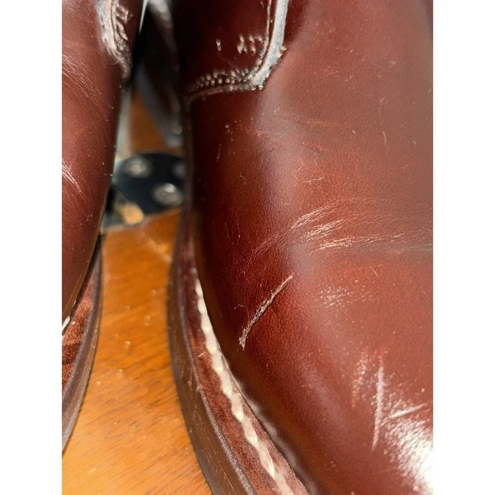 Thursday Boot Co. Everyday Scout Chukka Boots Brown Leather Mens Sz 6.5 Handmade
